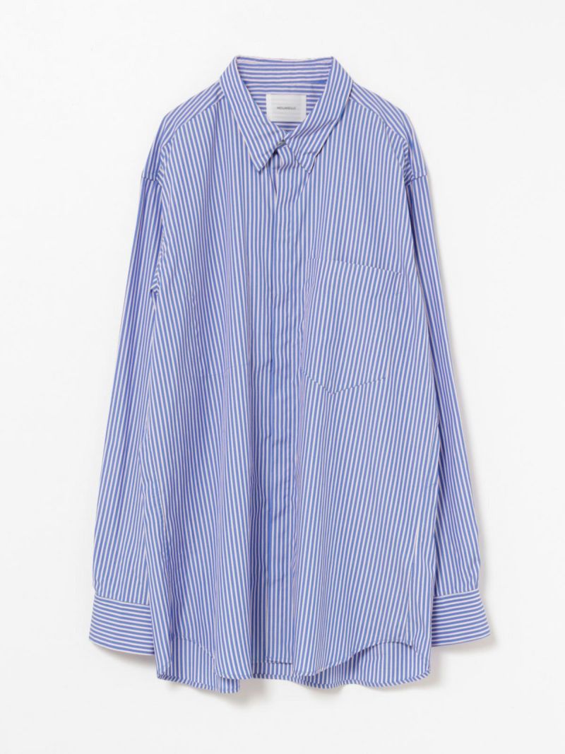 basic shirt / blue stripe