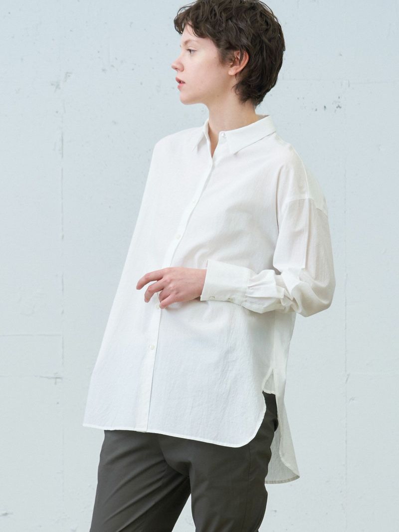 shirt tunic / off white
