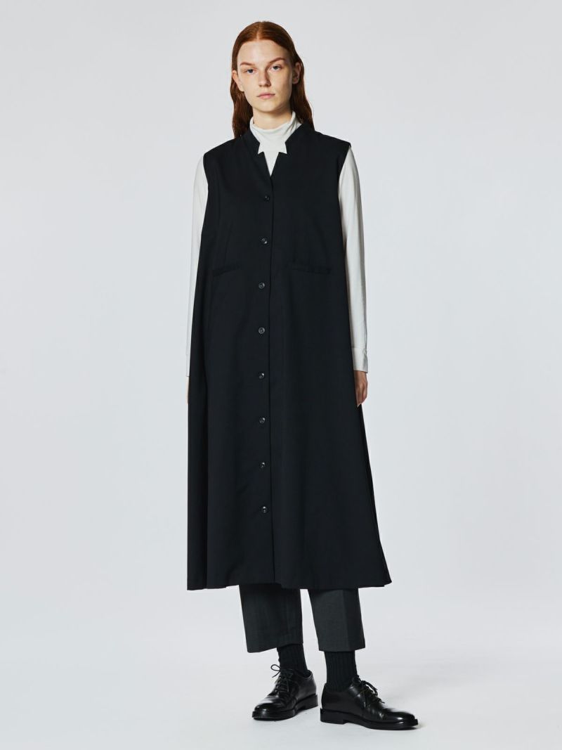 stand collar flare N/S OP   black
