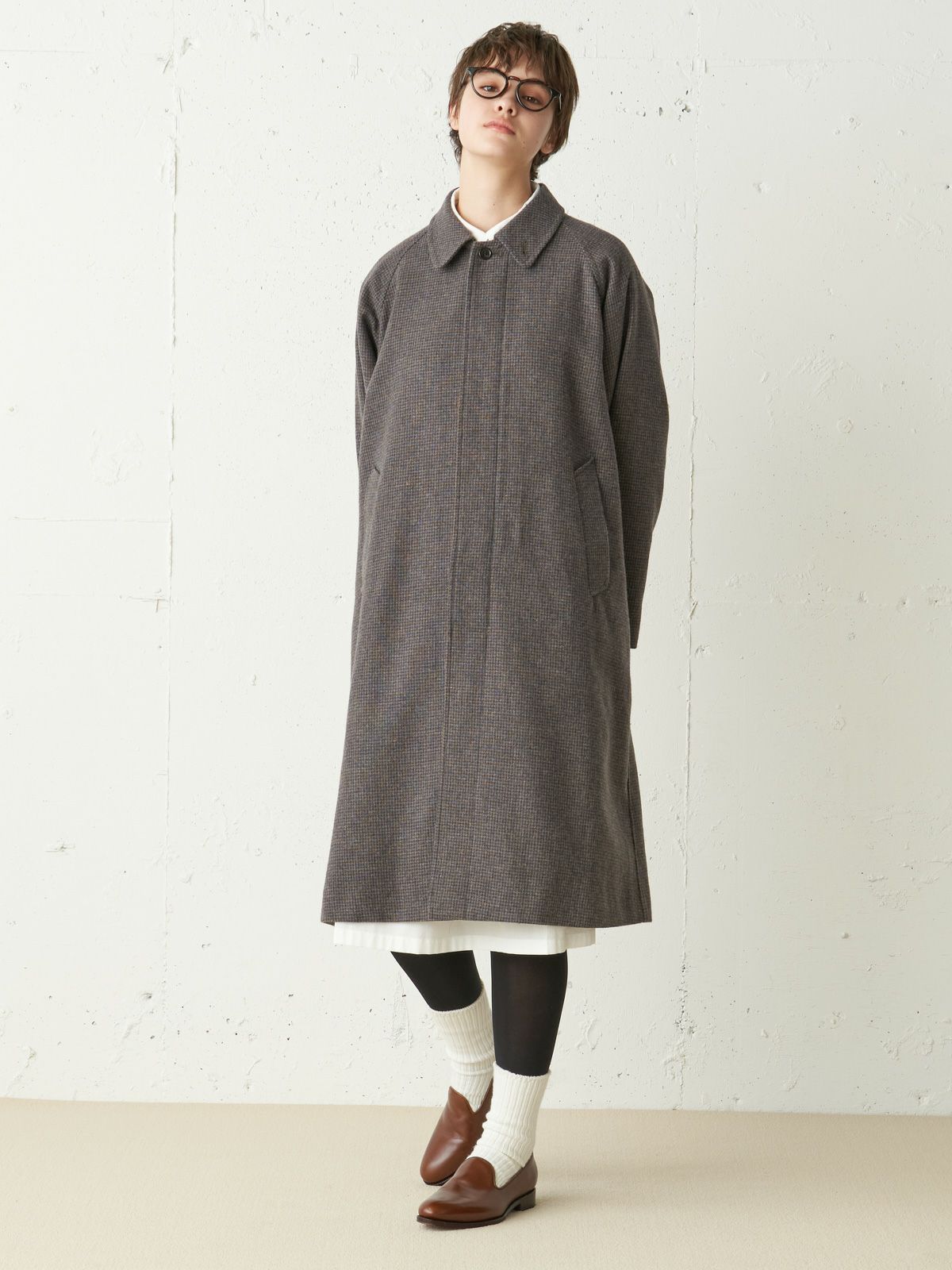 【MidiUmi】soutien collar flare check coat MidiUmi｜MARcourt ONLINE STORE - マーコートオンラインストア - パート 6