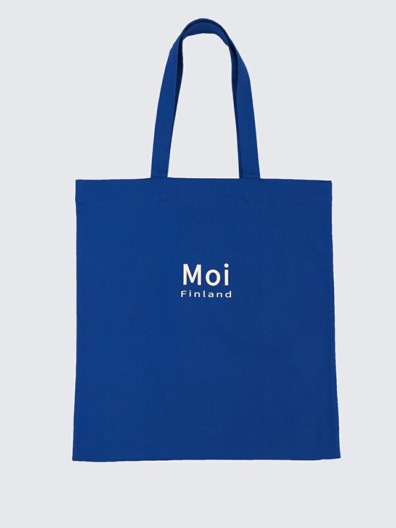 print tote bag / blue
