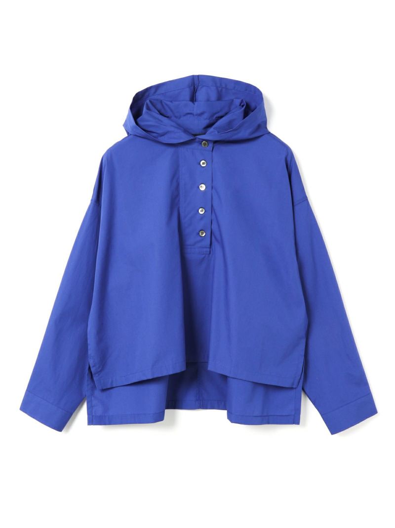 hooded short P/O / blue