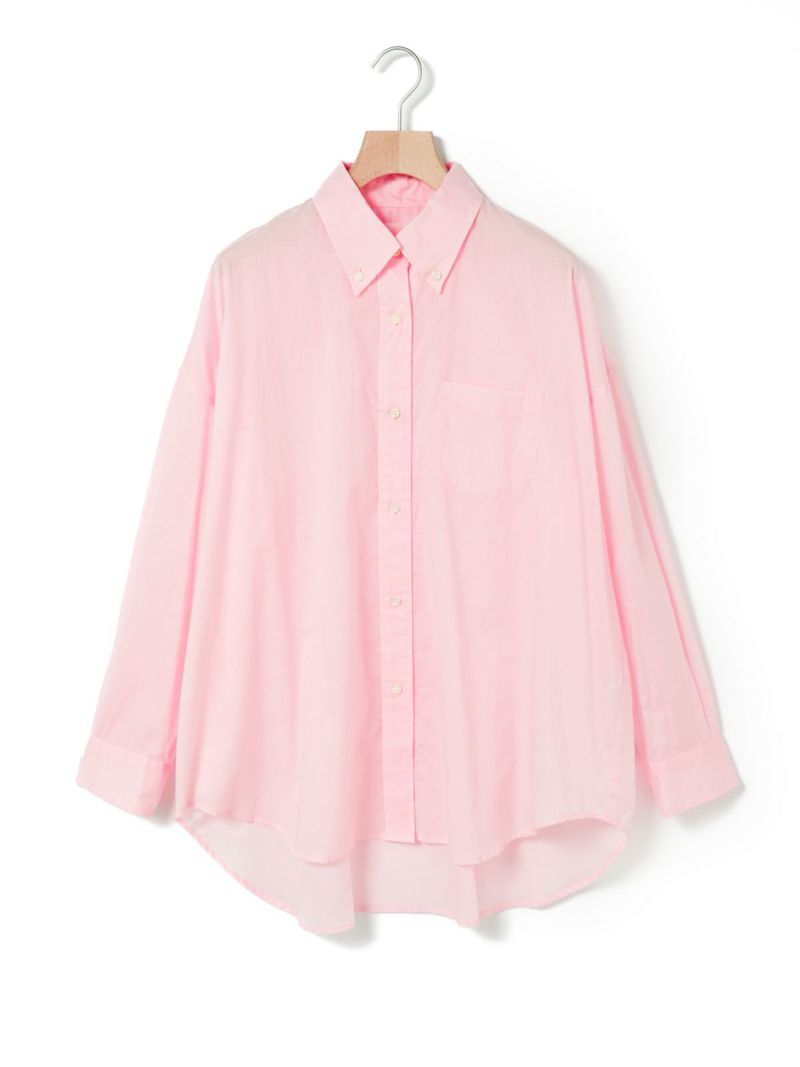 buttondown laon shirt / salmon pink