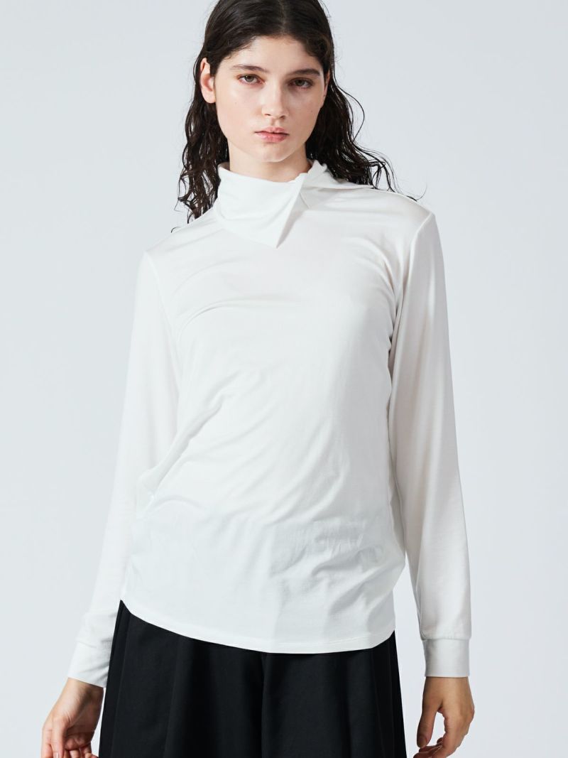 side slit collar P/O / off white