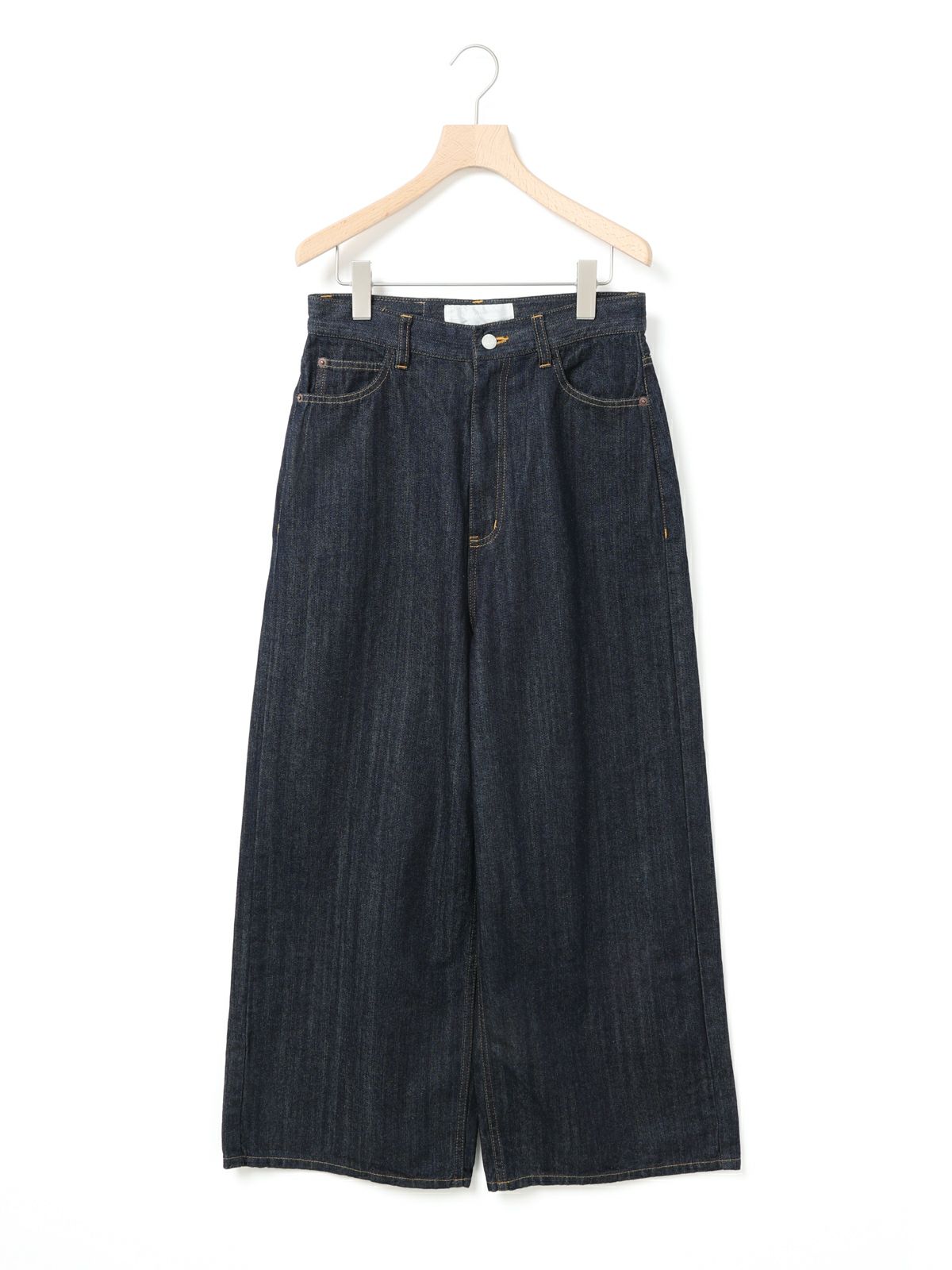 wide denim / indigo