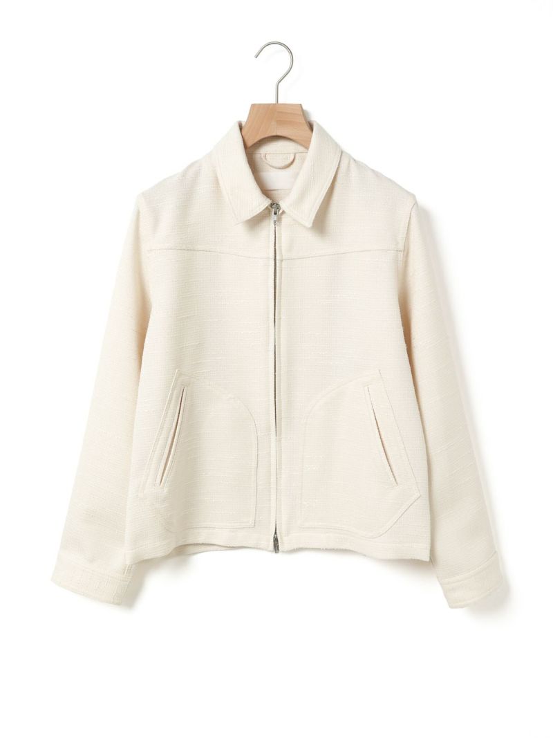 sports jacket / off white (tweed)