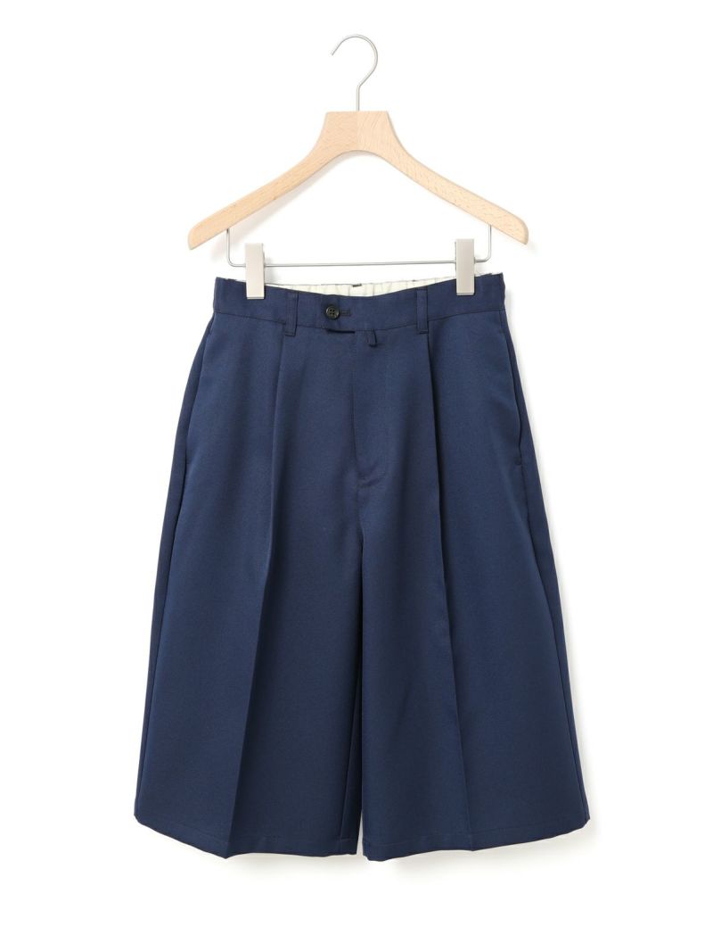 baggy short slacks / navy