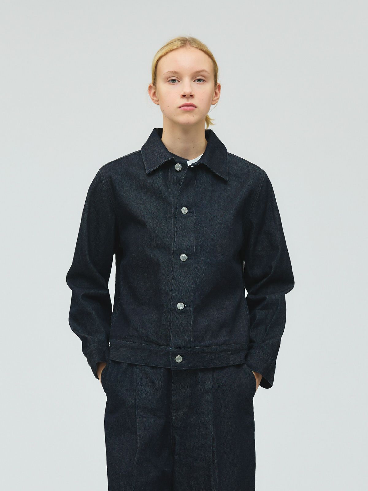 compact denim JK / one wash