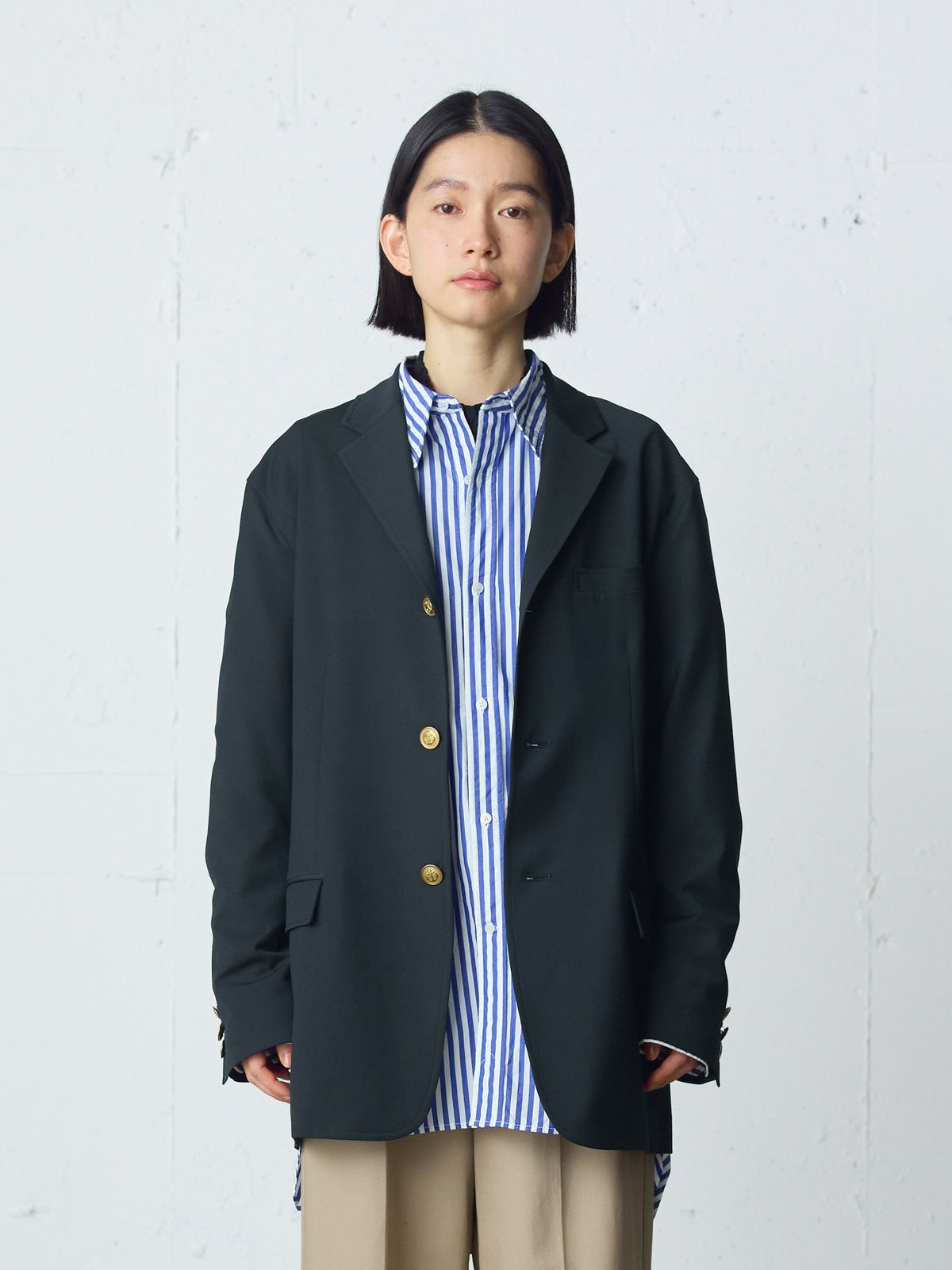 traditional blazer / navy