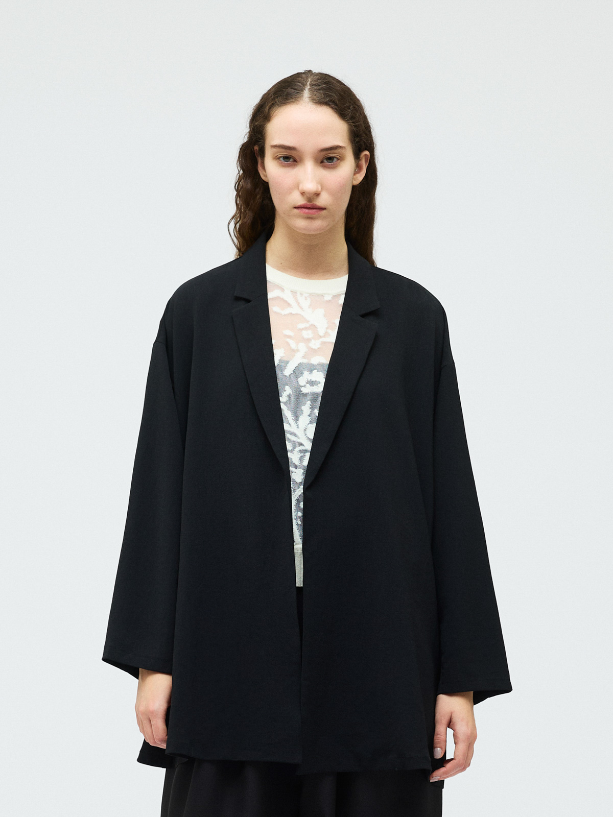 tailored shirt JK / black