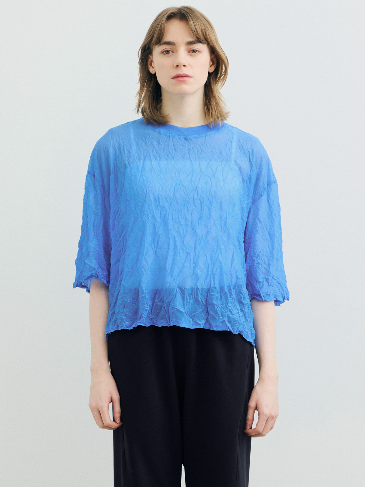 washer process Tee / blue