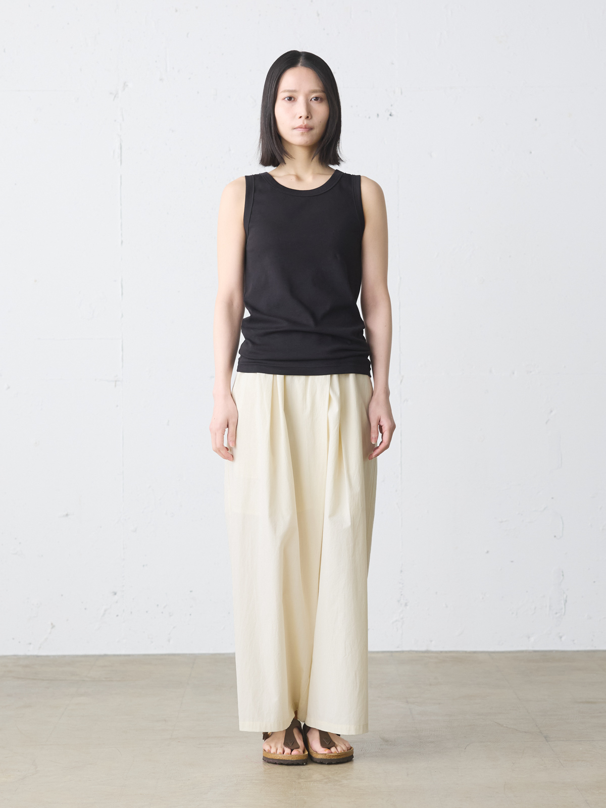 wrap wide pants / kinari