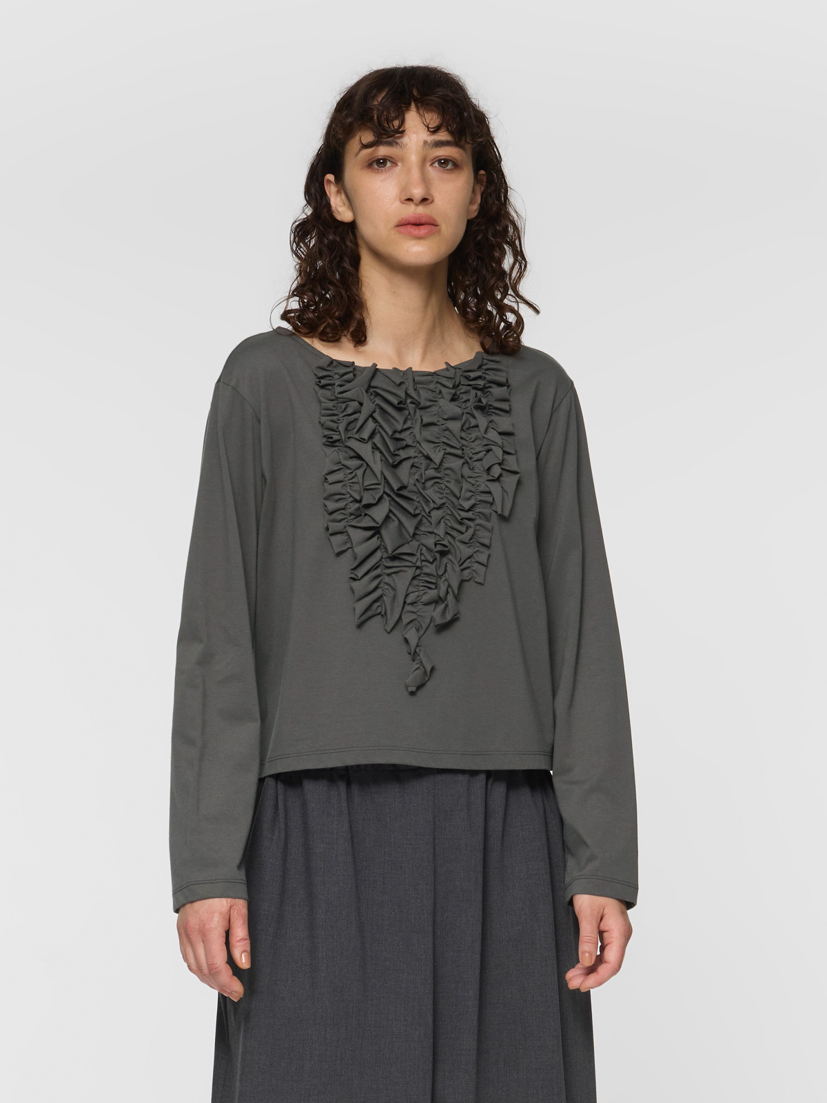 frill P/O T / gray