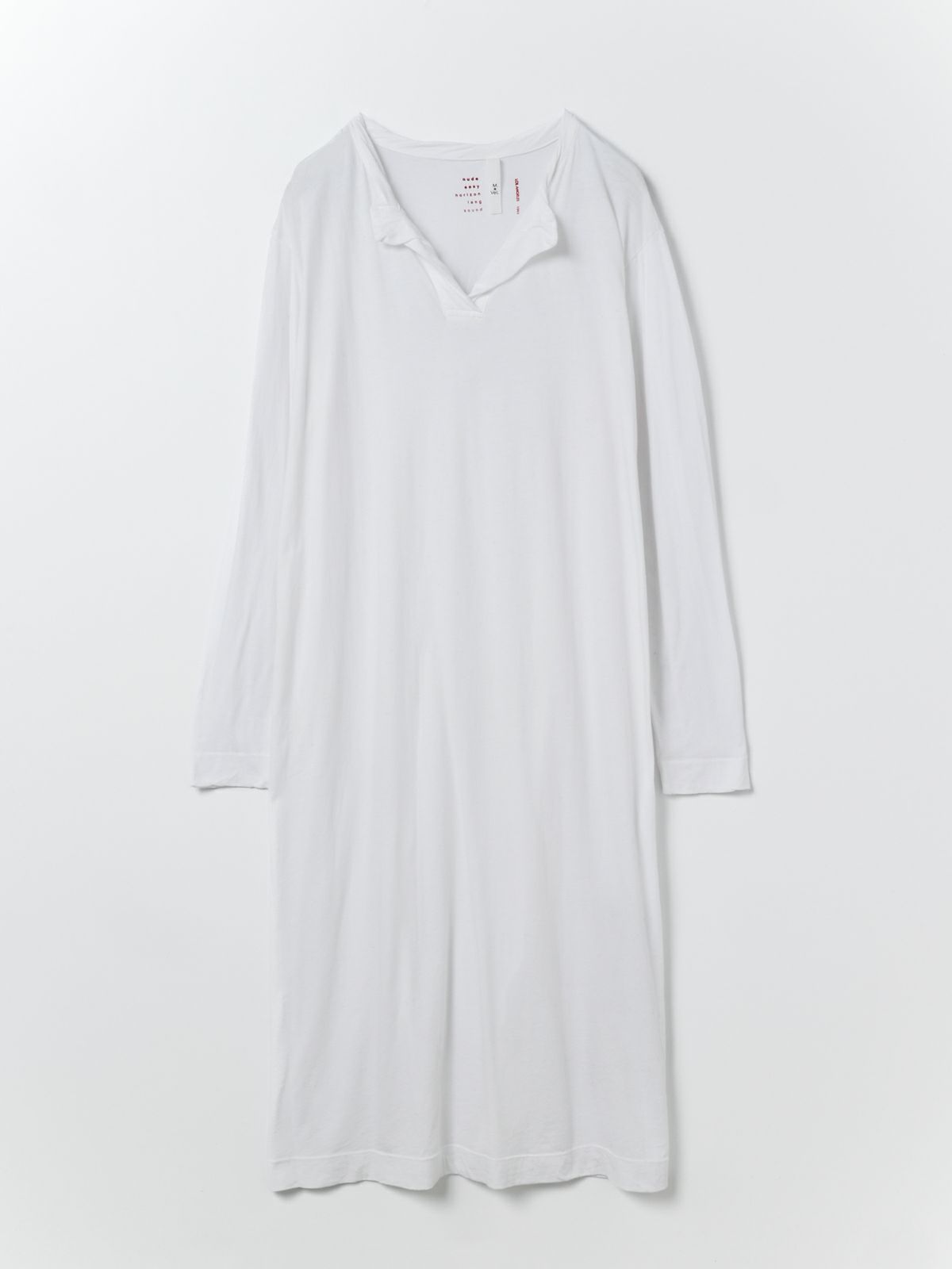 M.&Vel ヘンリーネックロングワンピース