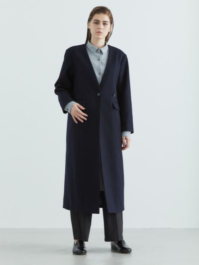 ABYTS 佐藤健 コート ウールリバーコート 黒