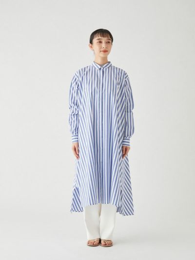 MidiUmi フレアシャツワンピース