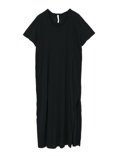 M.&Vel クルーネックロングワンピース