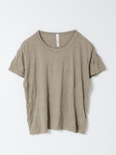 M.&Vel ワッシャークルーネックTシャツ