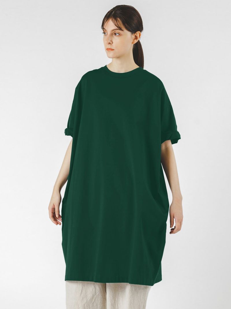 mizuiro ind ロールスリーブワイドワンピース｜ MARcourt ONLINE