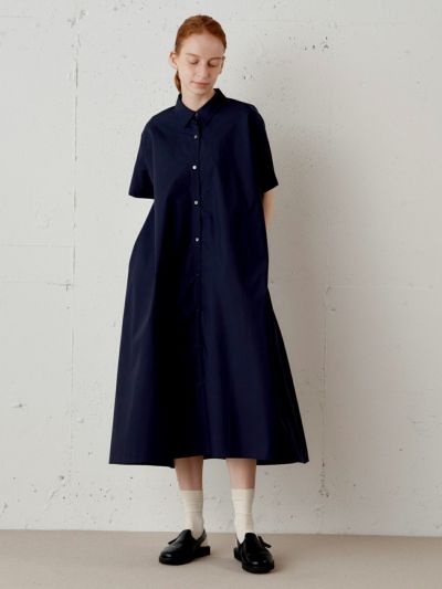 MidiUmi Aラインシャツワンピース