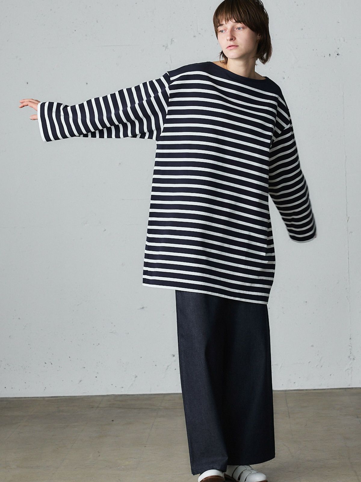 border wide tunic