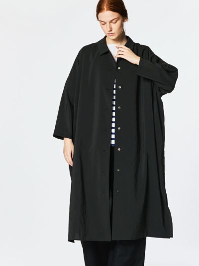 mizuiro ind ワイドシャツカラーコート