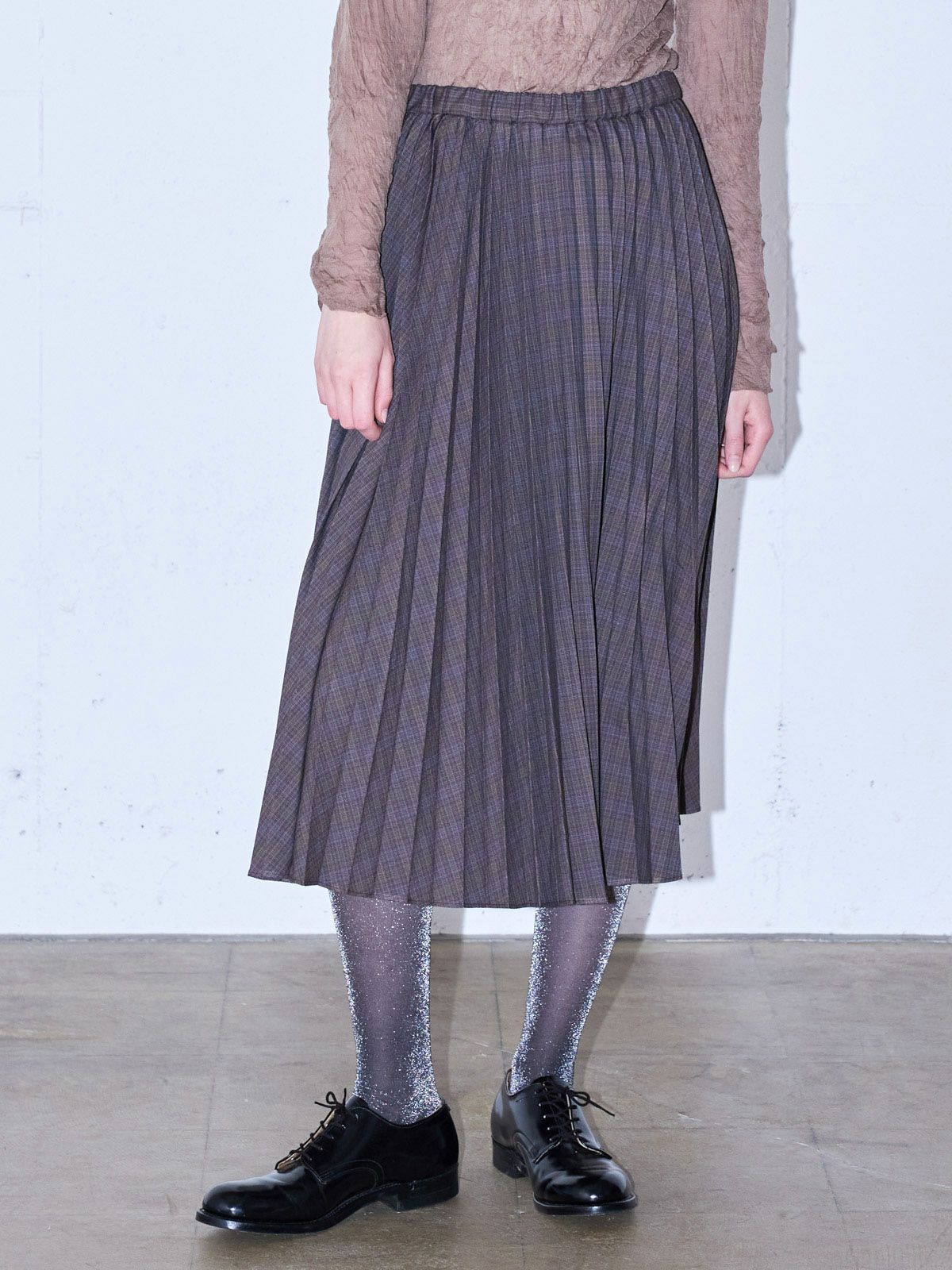 pleated SK (check)