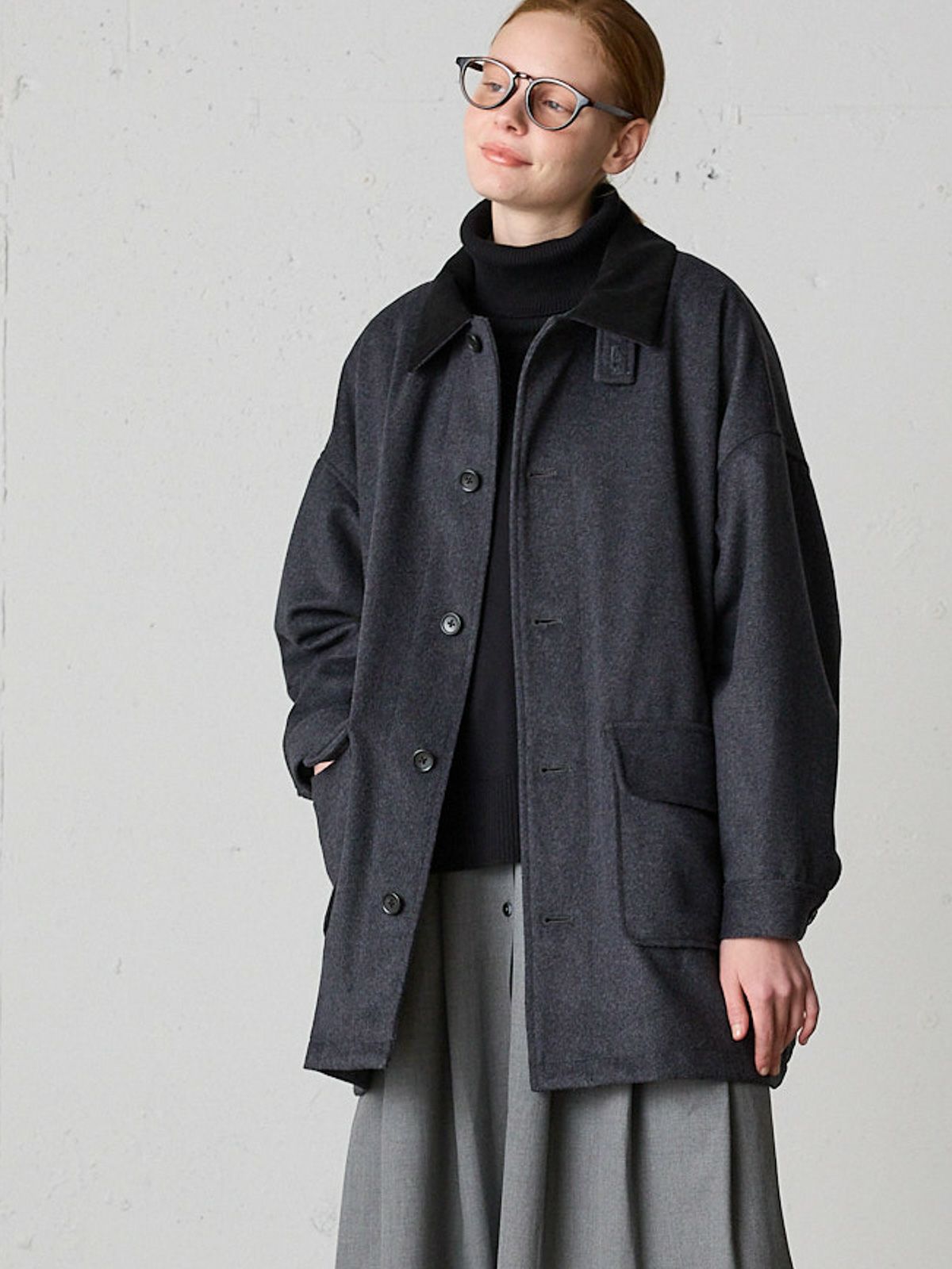 wool blouson