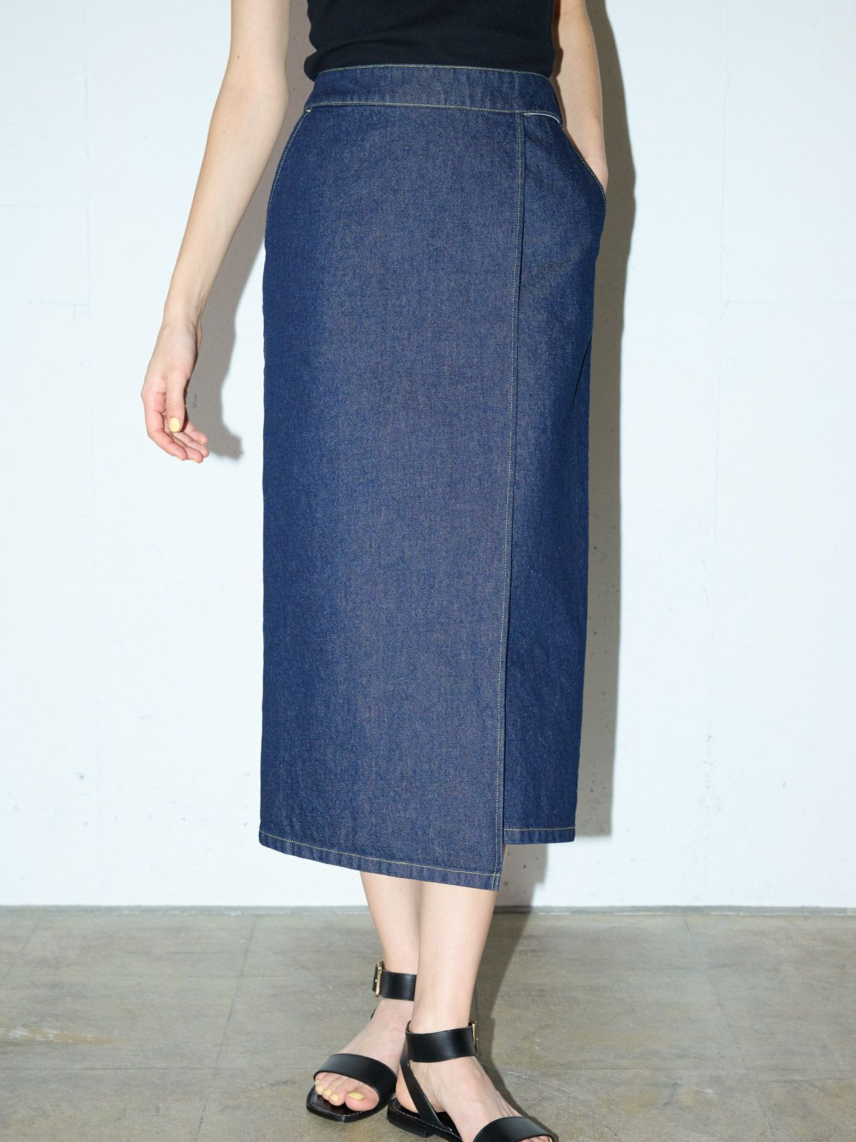 denim wrap SK