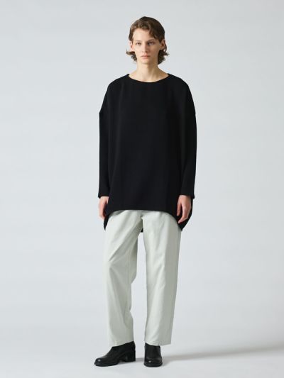 mizuiro ind ボートネックコクーンプルオーバー