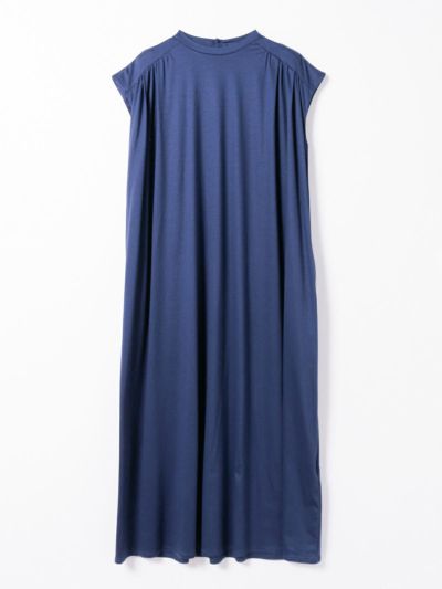 MIDIUMISOLID for Ladies ギャザーストレートワンピース