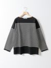 MARMARMAR パネルボーダープルオーバー ブラック MARMARMAR パネルボーダープルオーバー｜ MARcourt ONLINE STORE