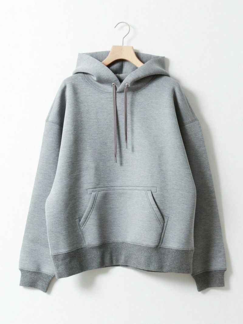 double knit hooded sweatshirt