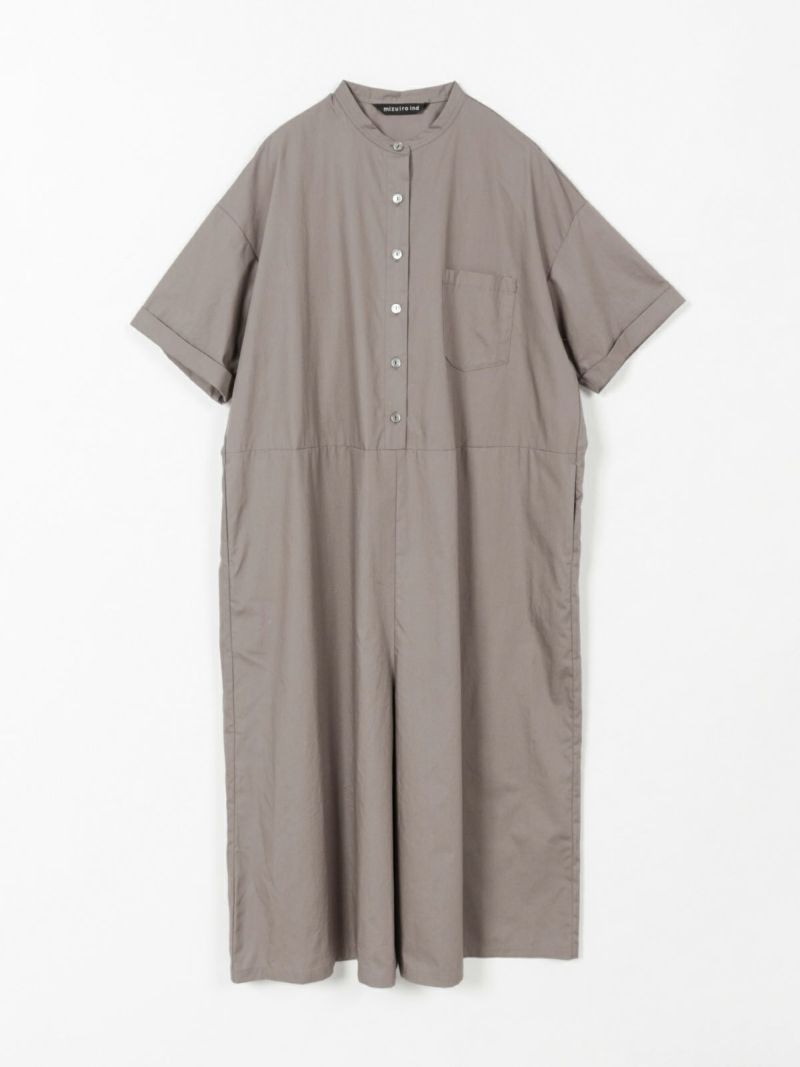 mizuiro ind スタンドカラーオールインワン｜ MARcourt ONLINE