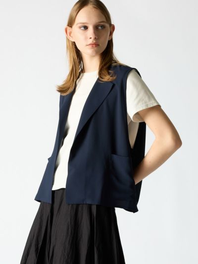 mizuiro ind クルーネックベスト