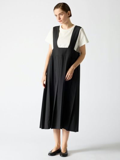 mizuiro ind プリーツジャンパースカート