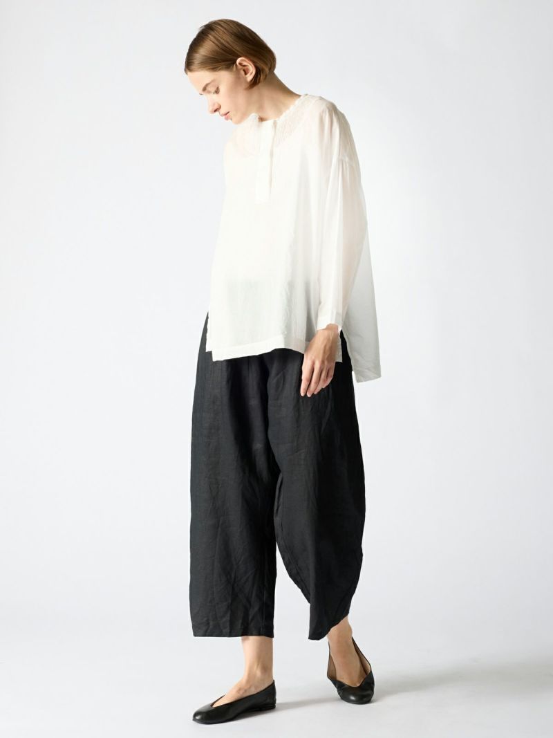 mizuiroInd　リネン100%パンツ mizuiro ind リネンイージーパンツ｜ MARcourt ONLINE STORE