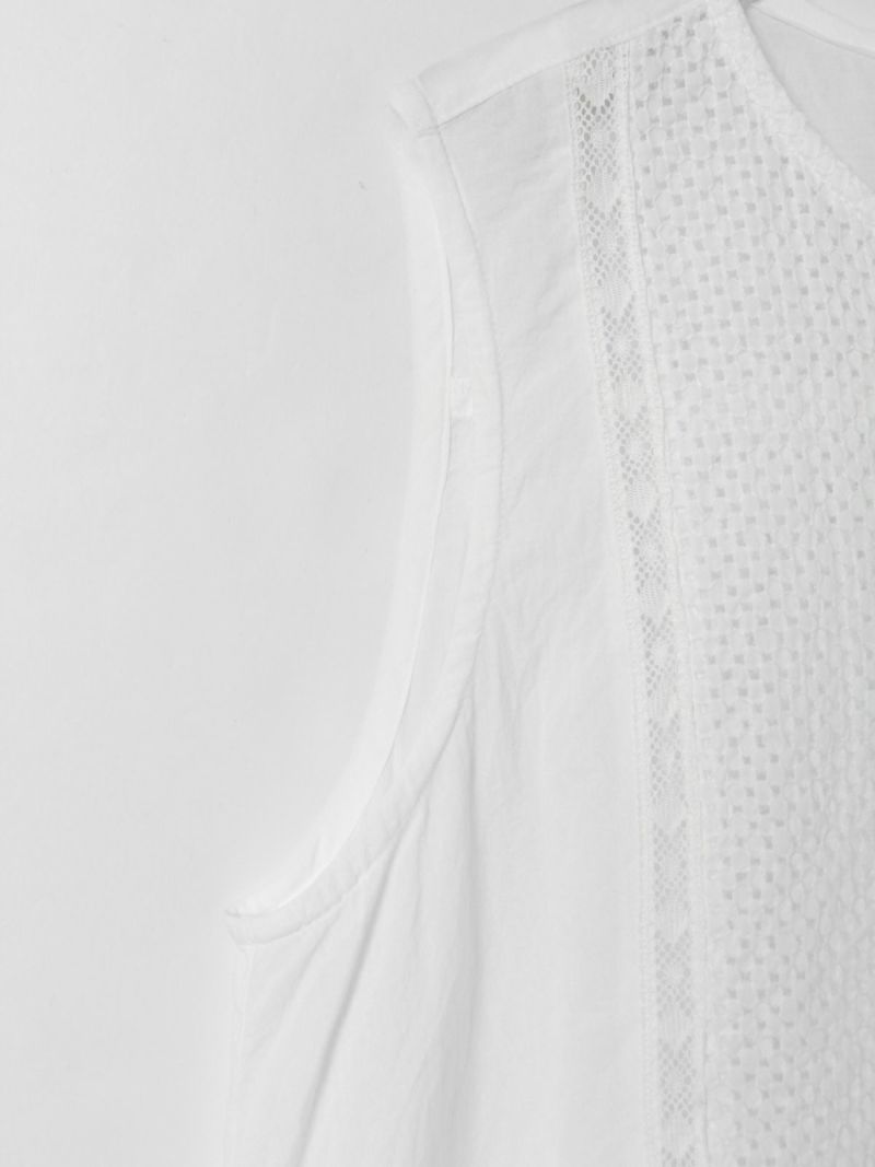 MidiUmi レースコンビノースリーブシャツ| MARcourt ONLINE STORE マーコートオンラインストア GAP コットンレース ワンピース グリーン 100サイズ