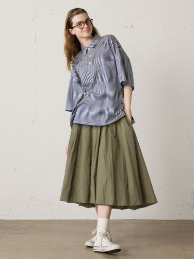 MidiUmi コットンリネンバルーンスカート