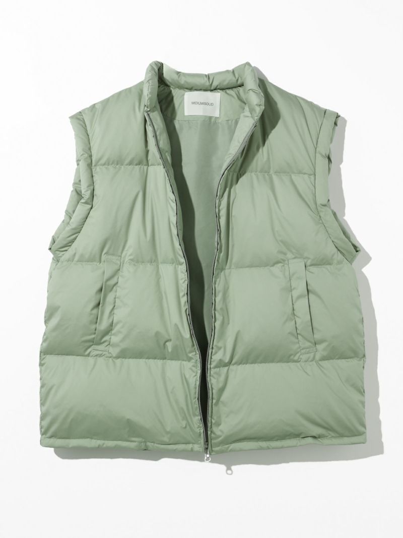 ミディウミソリッド　フードダウンベスト MIDIUMISOLID ダウンベスト｜ MARcourt ONLINE STORE - マーコート