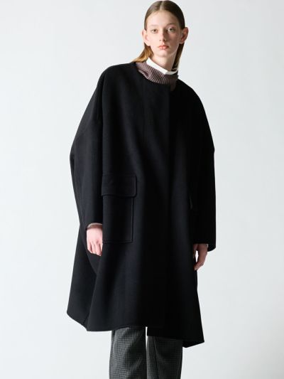 mizuiro ind クルーネックワイドコート｜ MARcourt ONLINE STORE