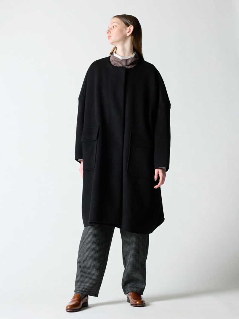 mizuiro ind クルーネックワイドコート｜ MARcourt ONLINE STORE