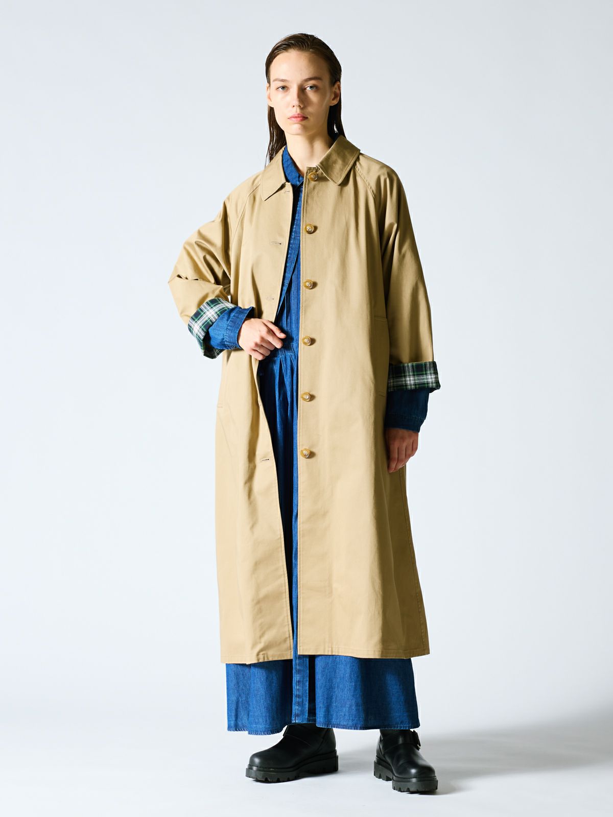 mizuiro ind ステンカラーコート｜ MARcourt ONLINE STORE 