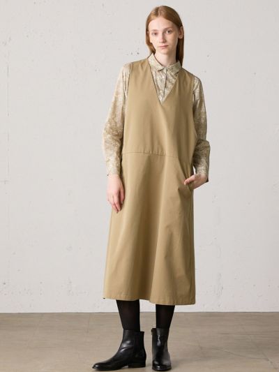 MidiUmi Vネックジャンパースカート