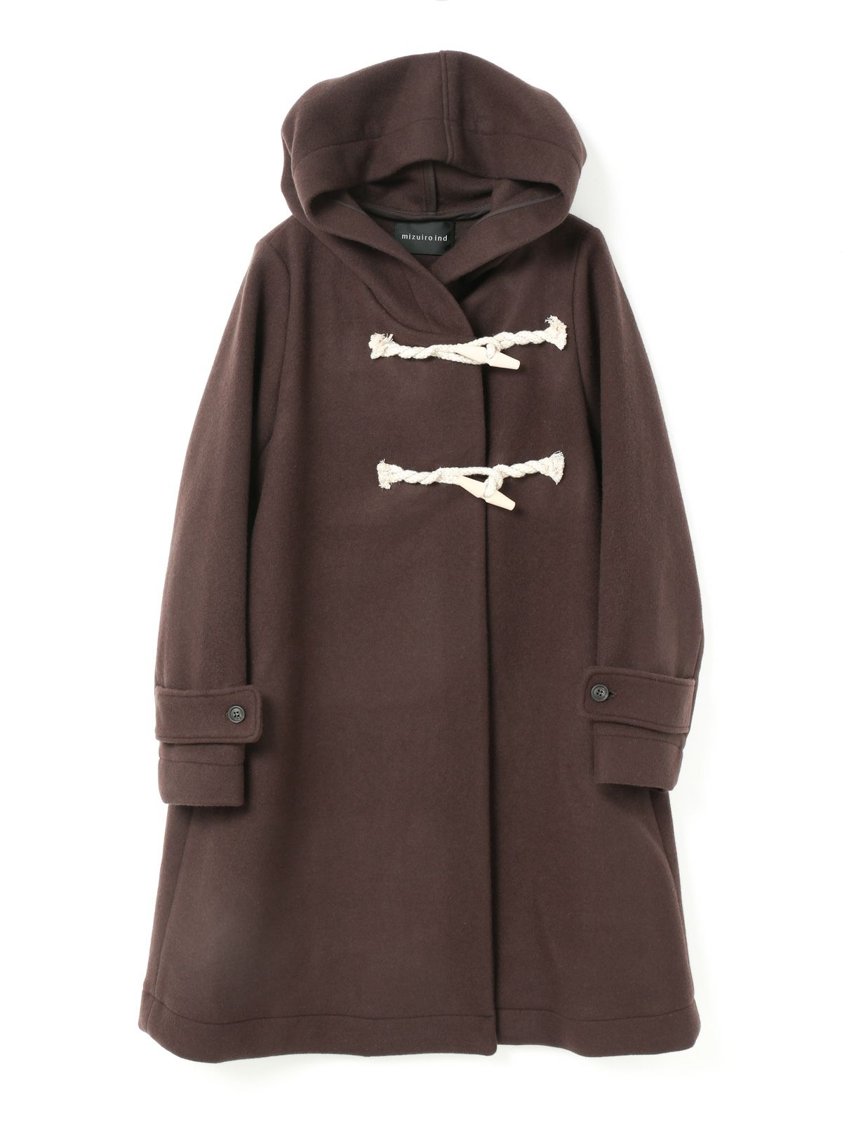 mizuiro ind Aラインフード付きコート｜ MARcourt ONLINE STORE 