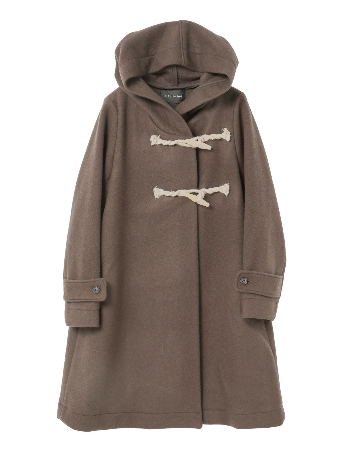 mizuiro ind Aラインフード付きコート｜ MARcourt ONLINE STORE 