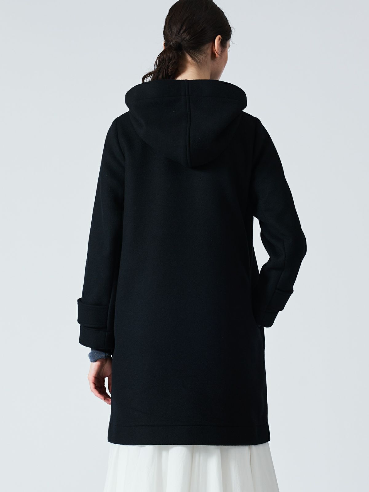 mizuiro ind Aラインフード付きコート｜ MARcourt ONLINE STORE 