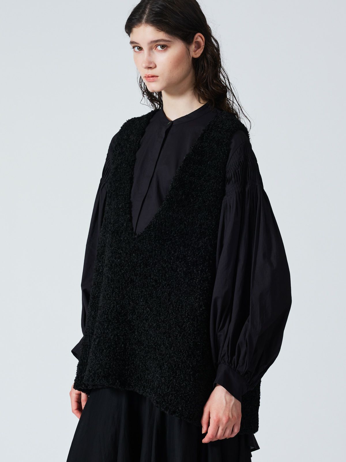 mizuiro ind ピンタックパフスリーブシャツ｜ MARcourt ONLINE STORE 