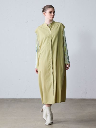MIDIUMISOLID for Ladies ノースリーブコクーンワンピース
