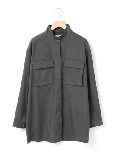 【3/10(月)12:00販売終了】MARMARMAR ハイネックワイドシャツ